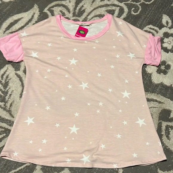 Blamin apparel top. New. Boutique bought. Pink with stars. - Picture 1 of 3